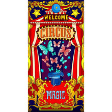Load image into Gallery viewer, Yishu - Magic Circus Magic Show - 40*80CM 11CT 3 Stamped Cross Stitch