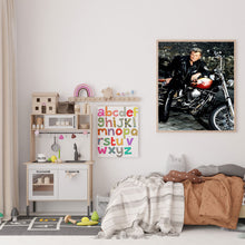 Load image into Gallery viewer, Johnny Hallyday 30*40CM(Canvas) Full Round Drill Diamond Painting