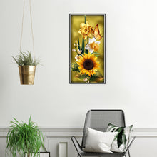 Load image into Gallery viewer, Yishu - Sunflower - 45*90CM 11CT 3 Stamped Cross Stitch
