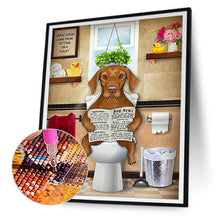 Load image into Gallery viewer, Shar Pei 40*50CM(Canvas) Full Round Drill Diamond Painting