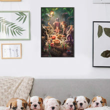 Load image into Gallery viewer, Yishu - Alice In Wonderland - 50*72CM 11CT 3 Stamped Cross Stitch