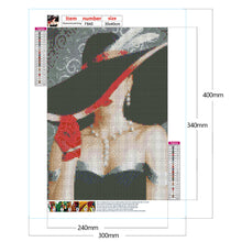 Load image into Gallery viewer, Elegant Woman 30*40CM(Canvas) Full Square Drill Diamond Painting