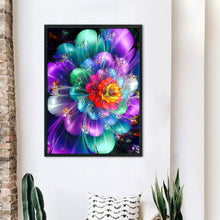 Load image into Gallery viewer, Yishu - Colorful Flowers - 40*54CM 11CT 3 Stamped Cross Stitch