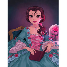 Load image into Gallery viewer, Princess Belle 30*40CM(Canvas) Full Round Drill Diamond Painting