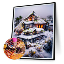Load image into Gallery viewer, Snow Hut 40*60CM(Canvas) Full Round Drill Diamond Painting