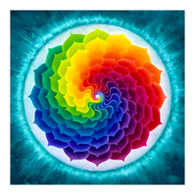 Load image into Gallery viewer, Colorful Mandala 40*40CM(Canvas) Full Round Drill Diamond Painting