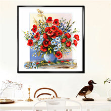 Load image into Gallery viewer, Poppies 50*50CM(Canvas) Full Round Drill Diamond Painting