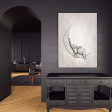 Load image into Gallery viewer, Baby Elephant 30*40CM(Canvas) Full Round Drill Diamond Painting