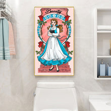 Load image into Gallery viewer, Princess Belle 40*70CM(Canvas) Full Round Drill Diamond Painting