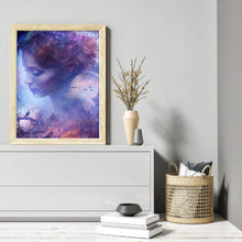 Load image into Gallery viewer, Yishu - Dark Night Girl - 40*55CM 11CT 3 Stamped Cross Stitch