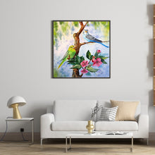 Load image into Gallery viewer, Budgie 50*50CM(Canvas) Full Round Drill Diamond Painting