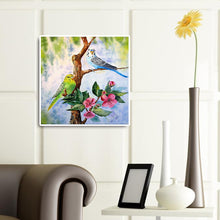 Load image into Gallery viewer, Budgie 50*50CM(Canvas) Full Round Drill Diamond Painting