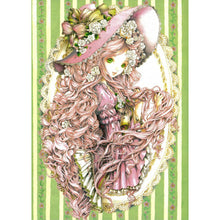 Load image into Gallery viewer, Yishu - Girl In The Hat - 50*70CM 11CT 3 Stamped Cross Stitch