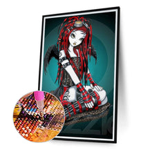 Load image into Gallery viewer, Indian Girl 30*50CM(Canvas) Full Round Drill Diamond Painting