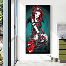 Load image into Gallery viewer, Indian Girl 30*50CM(Canvas) Full Round Drill Diamond Painting