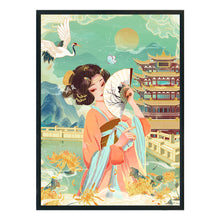Load image into Gallery viewer, Yishu - Ancient Beauty - 40*56CM 11CT 3 Stamped Cross Stitch