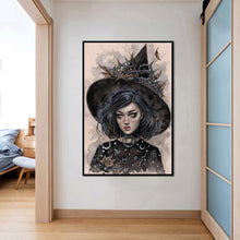 Load image into Gallery viewer, Yishu - Witch - 50*73CM 11CT 3 Stamped Cross Stitch