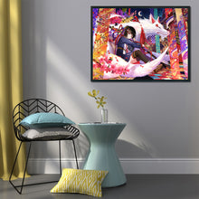 Load image into Gallery viewer, Yishu - Onmyoji Characters - 60*45CM 11CT 3 Stamped Cross Stitch