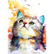 Load image into Gallery viewer, Kitten 30*40CM(Canvas) Full Round Drill Diamond Painting