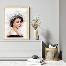 Load image into Gallery viewer, Yishu - Queen Of England - 40*56CM 11CT 3 Stamped Cross Stitch