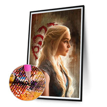 Load image into Gallery viewer, Daenerys Targaryen 40*60CM(Canvas) Full Round Drill Diamond Painting