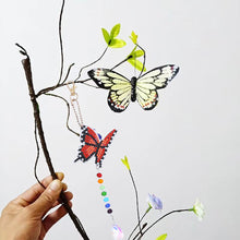 Load image into Gallery viewer, 8pcs Diamond Painting Pendant Acrylic DIY Butterfly Point Drill Pendant for Gift