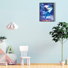 Load image into Gallery viewer, Dolphins Protecting The Earth 30*40CM(Canvas) Full Round Drill Diamond Painting