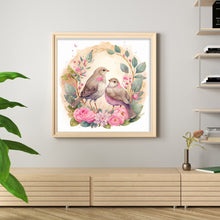 Load image into Gallery viewer, Yishu - Birds And Flowers - 50*50CM 11CT 3 Stamped Cross Stitch