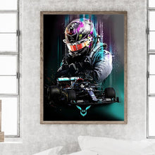 Load image into Gallery viewer, Racing Car Driver 30*40CM(Canvas) Full Round Drill Diamond Painting