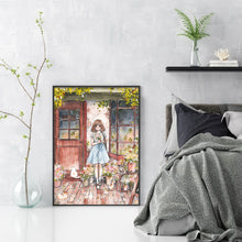 Load image into Gallery viewer, Yishu - Rural Girl - 50*70CM 11CT 3 Stamped Cross Stitch