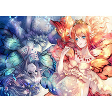 Load image into Gallery viewer, Yishu - Two Fairies - 60*45CM 11CT 3 Stamped Cross Stitch