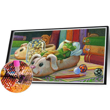 Load image into Gallery viewer, Sleeping Dinosaur 30*50CM(Canvas) Full Round Drill Diamond Painting