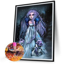 Load image into Gallery viewer, Dark Snow Girl 30*40CM(Canvas) Full Round Drill Diamond Painting