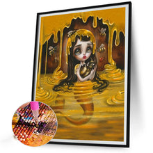 Load image into Gallery viewer, Honey Girl 30*40CM(Canvas) Full Round Drill Diamond Painting