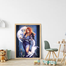 Load image into Gallery viewer, Huancan - Sorceress - 45*60CM 11CT 3 Stamped Cross Stitch