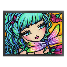 Load image into Gallery viewer, Huancan - Cartoon Girl - 60*45CM 11CT 3 Stamped Cross Stitch