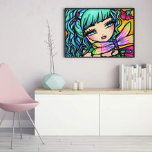 Load image into Gallery viewer, Huancan - Cartoon Girl - 60*45CM 11CT 3 Stamped Cross Stitch
