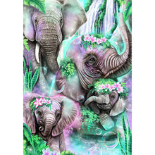 Load image into Gallery viewer, Huancan - Elephant - 40*55CM 11CT 3 Stamped Cross Stitch