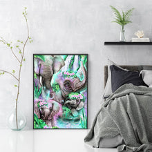 Load image into Gallery viewer, Huancan - Elephant - 40*55CM 11CT 3 Stamped Cross Stitch