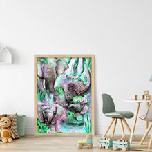 Load image into Gallery viewer, Huancan - Elephant - 40*55CM 11CT 3 Stamped Cross Stitch