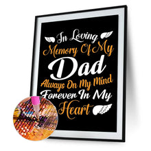 Load image into Gallery viewer, Wings In English 30*40CM(Canvas) Full Round Drill Diamond Painting