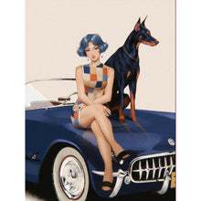 Load image into Gallery viewer, Free And Independent Girl 30*40CM(Canvas) Full Round Drill Diamond Painting