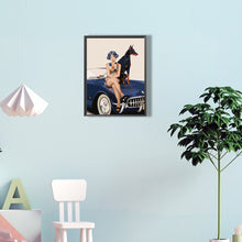 Load image into Gallery viewer, Free And Independent Girl 30*40CM(Canvas) Full Round Drill Diamond Painting