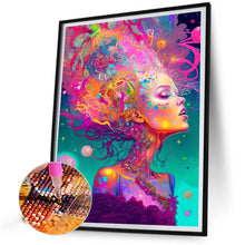 Load image into Gallery viewer, Colorful Goddess 30*40CM(Canvas) Full Round Drill Diamond Painting