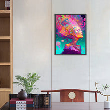 Load image into Gallery viewer, Colorful Goddess 30*40CM(Canvas) Full Round Drill Diamond Painting