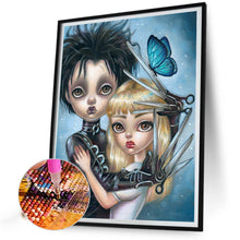 Load image into Gallery viewer, Girl With Scissor Hands 30*40CM(Canvas) Full Round Drill Diamond Painting