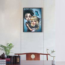 Load image into Gallery viewer, Girl With Scissor Hands 30*40CM(Canvas) Full Round Drill Diamond Painting