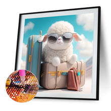 Load image into Gallery viewer, Traveling Sheep 30*30CM(Canvas) Full Round Drill Diamond Painting