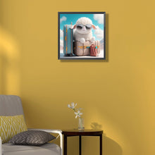 Load image into Gallery viewer, Traveling Sheep 30*30CM(Canvas) Full Round Drill Diamond Painting