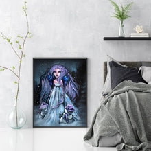 Load image into Gallery viewer, Yishu - Girl - Angel - 40*55CM 11CT 3 Stamped Cross Stitch